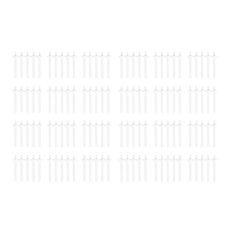 120Pcs Nose Wax Stick Applicator Spatulas Plastic Nose Waxing Strips Nose Clean Eyebrows Nose Hair Removal smile