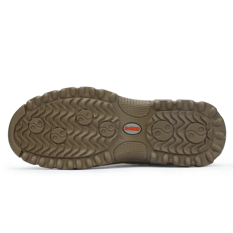 Anti Scald Welding Work Shoes Anti-smash Anti-puncture Men Safety Shoes Protective Boots Wear Resistant Suede Shoes