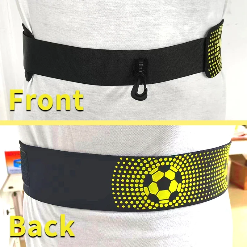 Football Kick Throw Training Belt Adjustable Soccer Aid Control Skills Training Strap Adults Children Solo Practice Gear