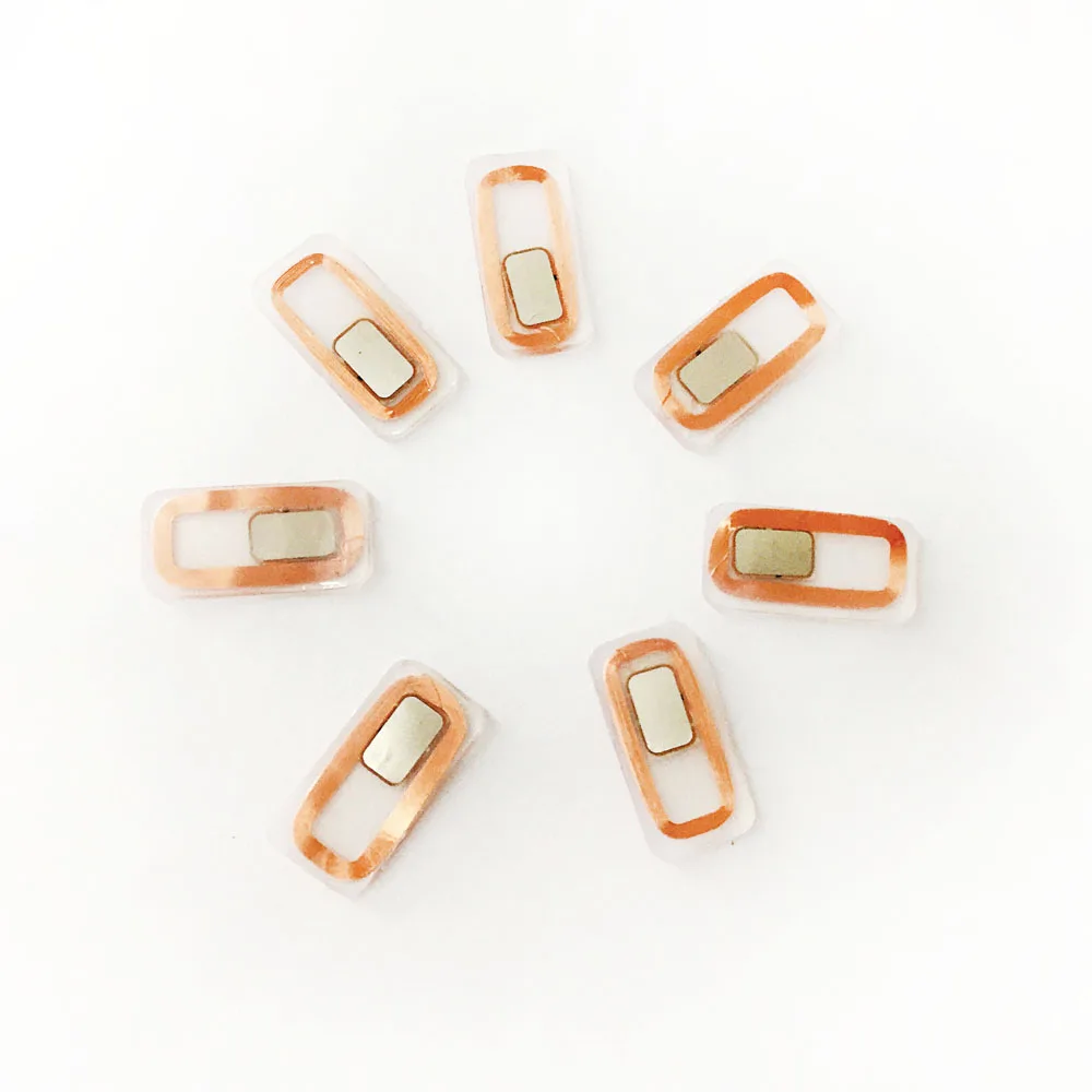 10pcs/Lot 125KHz ID T5577 13.56MHz ISO14443A UID CUID M1 NFC213 Ti writable chip and antenna COB coil 20*10mm