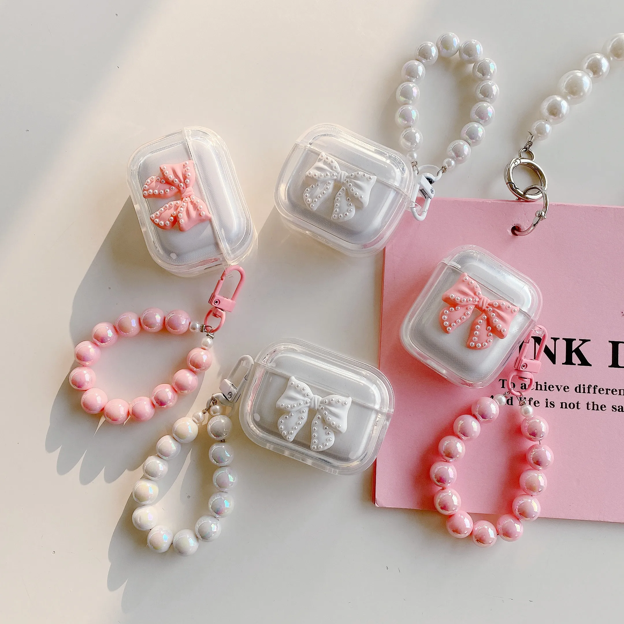 Love Chain Case Cute For Sony Wf-C500 / Wf-1000Xm3 / Xm4 Case Colorful Butterfly Silicone Earphone Cover ddmysmile For Sony Wf-1000Xm4 Smile / /