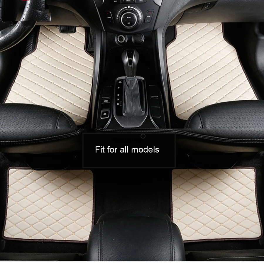 car floor mats Universal for 1 series E81 E82 E87 E88 116i 118i 118d 120i 120d 125i 128i 130i 135i 5D car styling lpet liner smile
