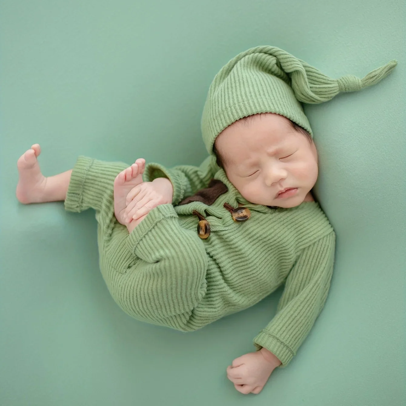 3Pcs Newborn Photography 2025 Romper Outfit Boy Photo new Shooting Outfits Patch Jumpsuit Hat Set with Pillow Baby Photography Clothes
