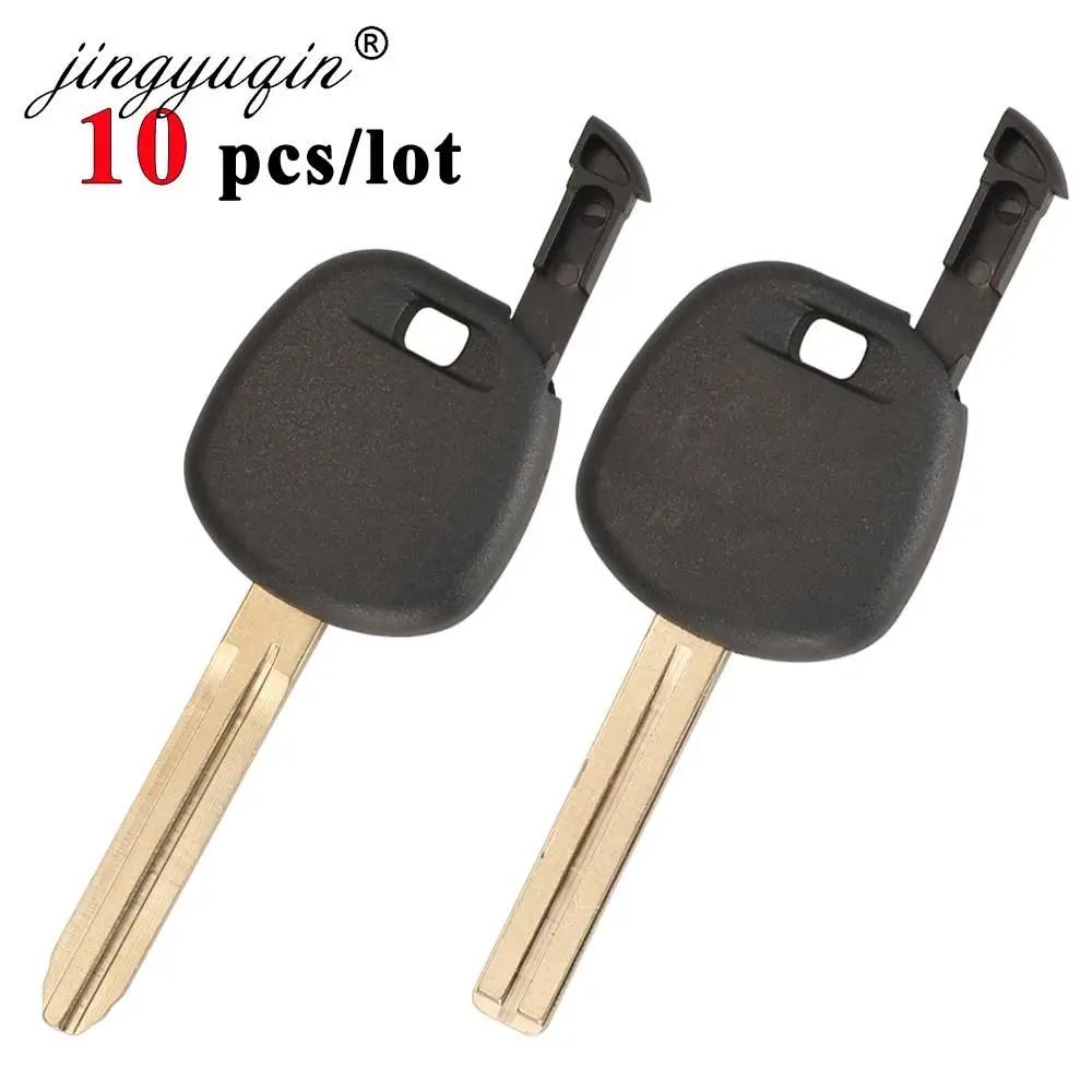 Replacement Key 10pcs/lot jingyuqin Case For Toyota Toyota Corolla Yaris Avensis Transponder Key Shell TOY48/TOY43 Blade No Chip smile