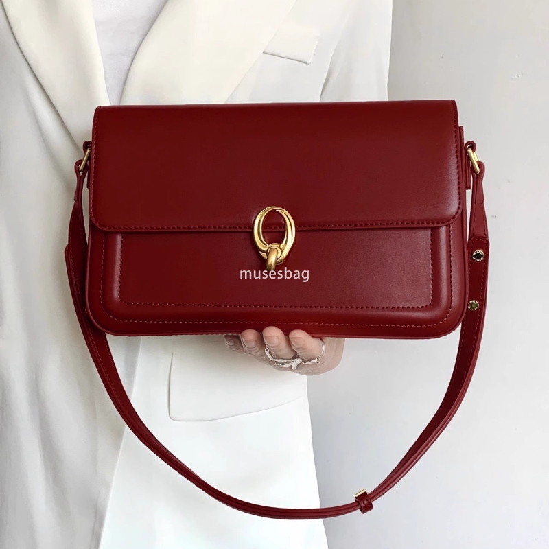 Light luxury, high-end, festive wedding bag, casual and fashionable banquet stick bag, single shoulder underarm small square bag, versatile and niche 