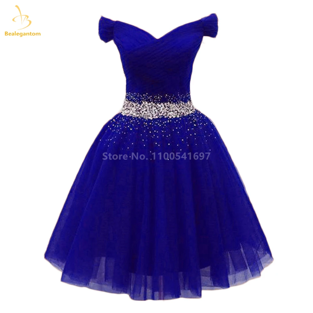 Short Lavender Sexy Bealegantom Homecoming Dresses Beading Crystal V-Neck Prom Party tail Gown Vestidos De Graudation smile