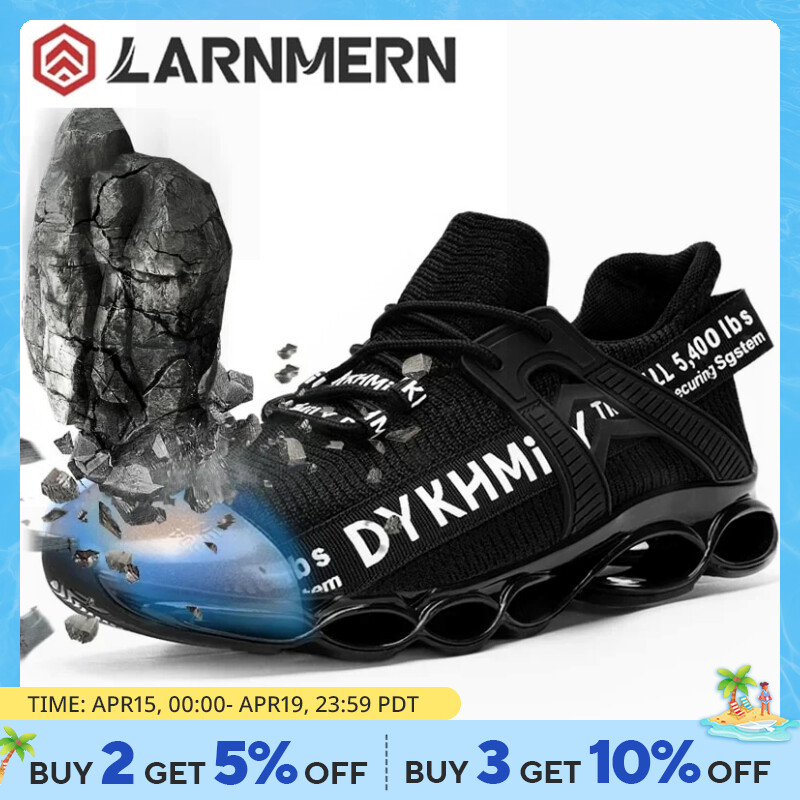 Safety Shoes Mens Anti Slip Lightweight Steel Toe Cap Shoes Composite Work Boots Comfortable Sneakers Wearable Shoes