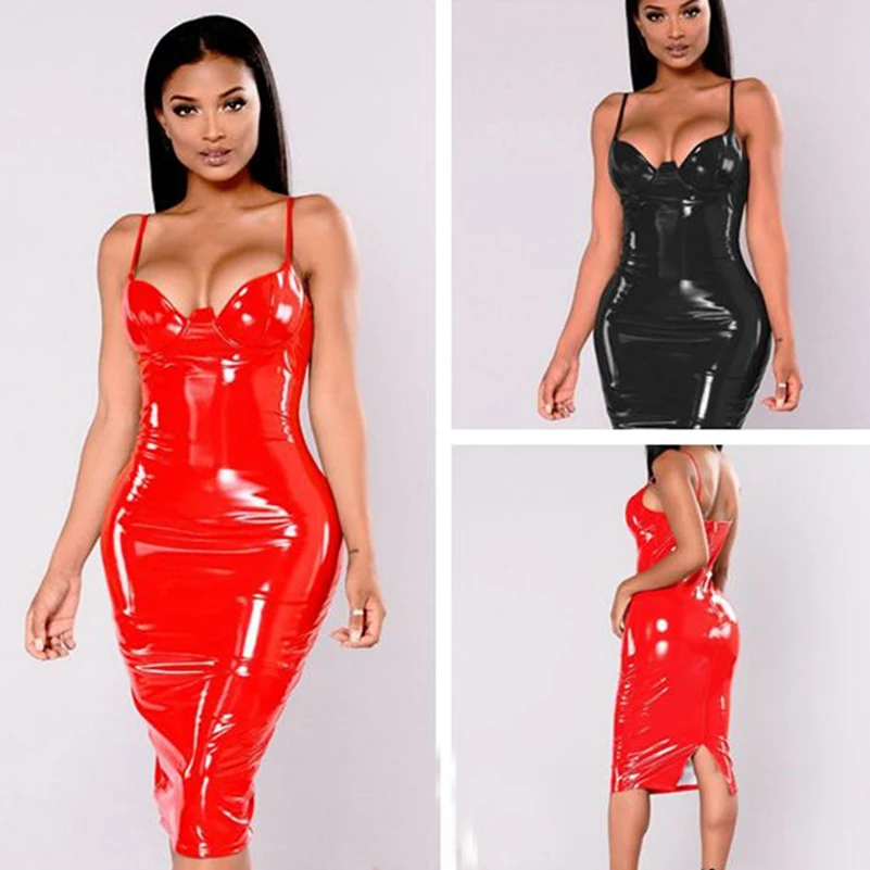 Leather Stretch Mirror Fabric PU Super Shiny Soft and Delicate for Tight Pants Design Clothing Per Half Meter smile