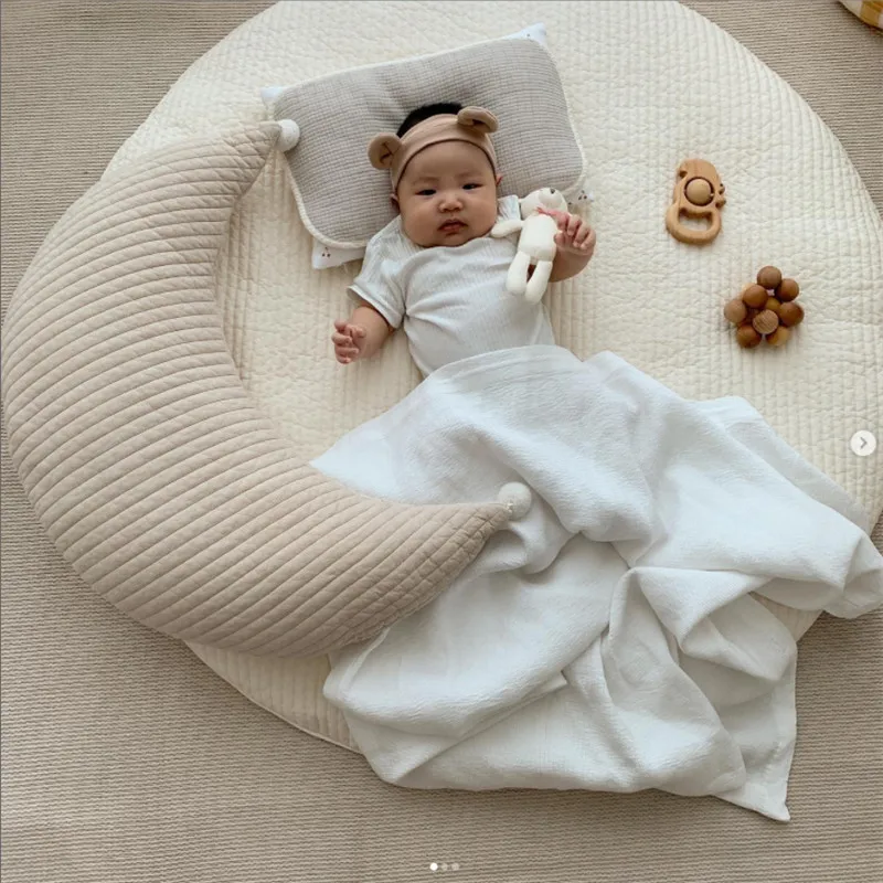 U Shape Baby Breastfeeding Pillows Cotton Nursing Head Support Cushion Newborn for Outdoor Traveling Camping Portable Cushions