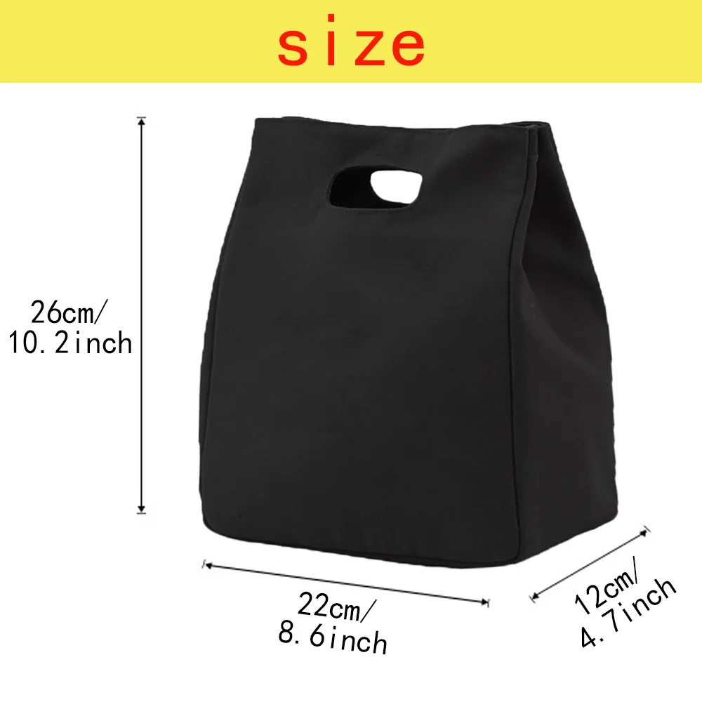 Lunch Thermal Food Picnic Bags Lunch Box Portable ddmysmile Insulated Mask Print For Men Women Kids School Dinner Container Bento Pouch Smile