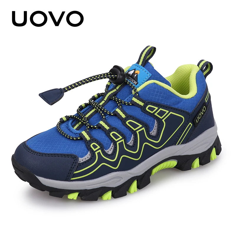 UOVO 2025 2024 New Arrival Boys Sneakers Kids Breathable Children Hiking new Shoes Spring And Autumn Outdoor Footwear Eur #27-39