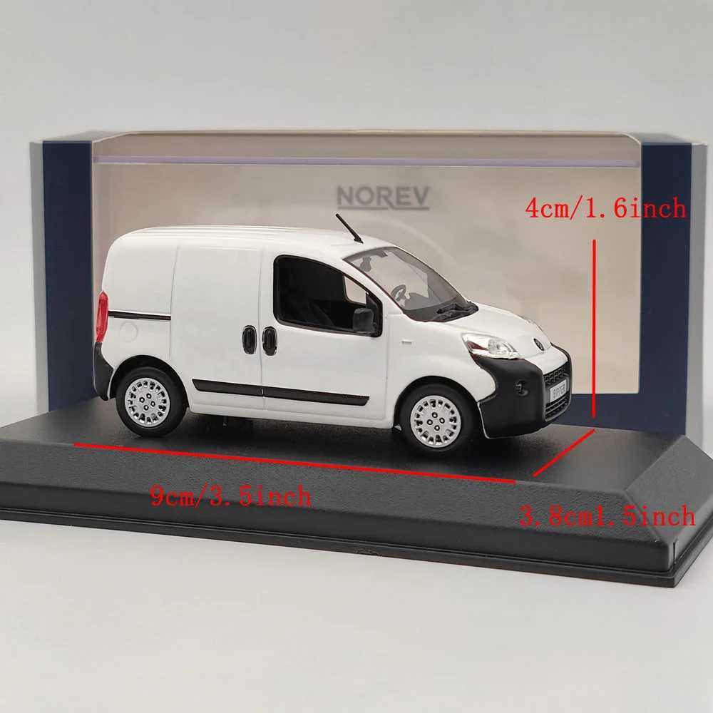 Cars Diecast Model Cars 1/43 Norev Bipper Van Diecast Car Christmas Gift Series White d240527