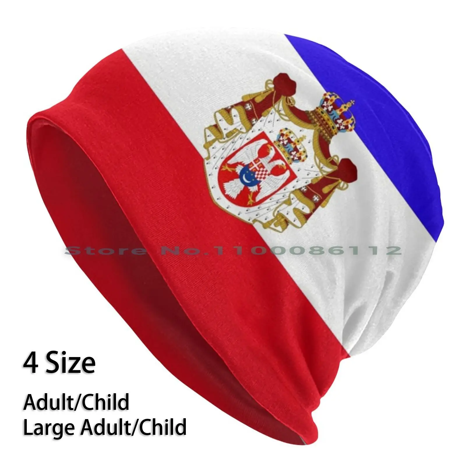 Black Yugoslavia Coat Of Arms Flag Beanies Knit Hat Yugoslavia Flags Historical Serbia Croatia Slovenia Montenegro North