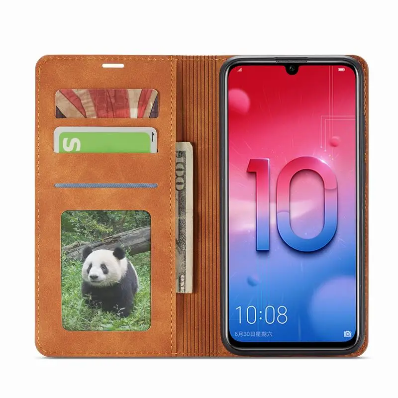 Case For Leather Wallet Honor 10 Lite 10i 20i Magnetic Flip Silicone Cover For Honor 10i 20E Cover Case smile