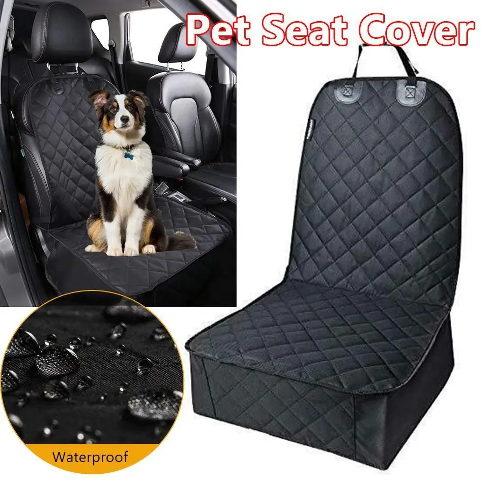 Dog Car Front Seat Cover Waterproof Non-Slip Car Rear Back Seat Mat Pet Cat Dog Carrier Mat Seat Cover Car Travel Accessories