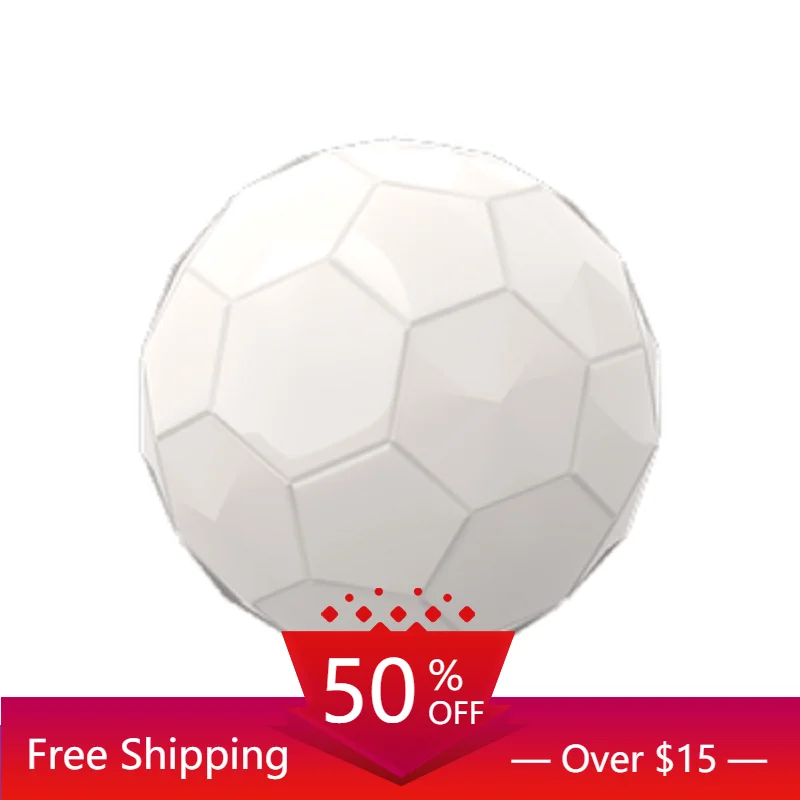 High-Tech Assemble 10PCS Particle 72824 1.75 x 1.75 Football Brick Building Blocks Kit Replaceable Part Toys For Children Gifts smile