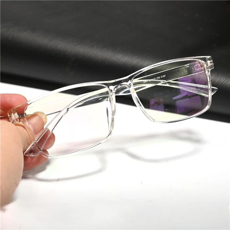 Cubojue 155mm Oversized Reading Glasses 100 150 200 250 Eyeglasses Frames Men Clear TR90 Prescription Male Large Big Wide 240514