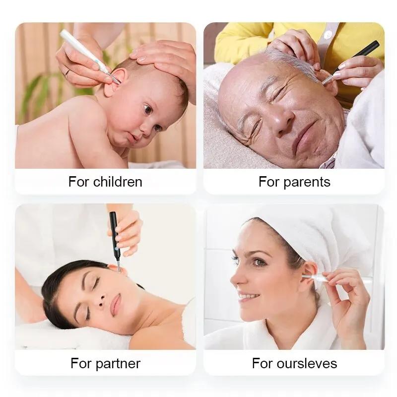 4.0MM Visible Ear Wax Cleaner Endoscope With 800W Pixel Otoscop Camera 2025 Ear Wax new Removal WiFi HD Ear Care Electircl Earpick Remove