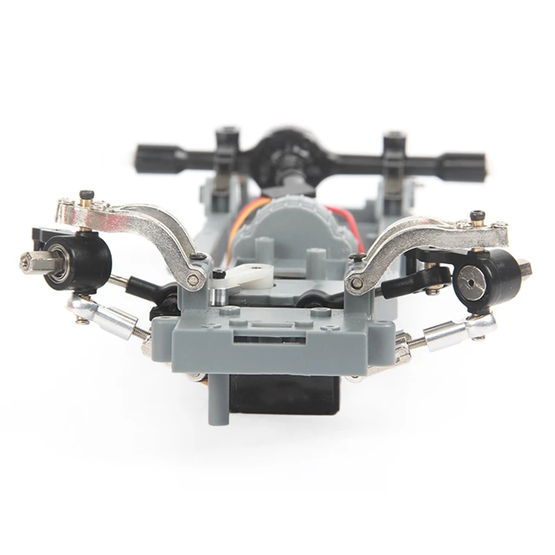 Metal Steering Cup Upper Lower Swing Arm Seat Steering Slider Turning Block For WPL D12 D42 1/10 RC Car Upgrades Parts