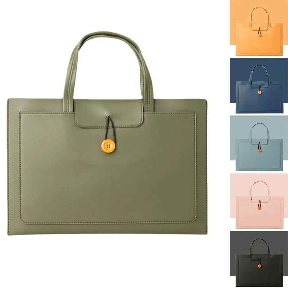 inch Handbag 13/14/15 Laptop PU Leather Sleeve Case Notebook Computer Cover Protective Pouch For For HP For Dell For Asus smile