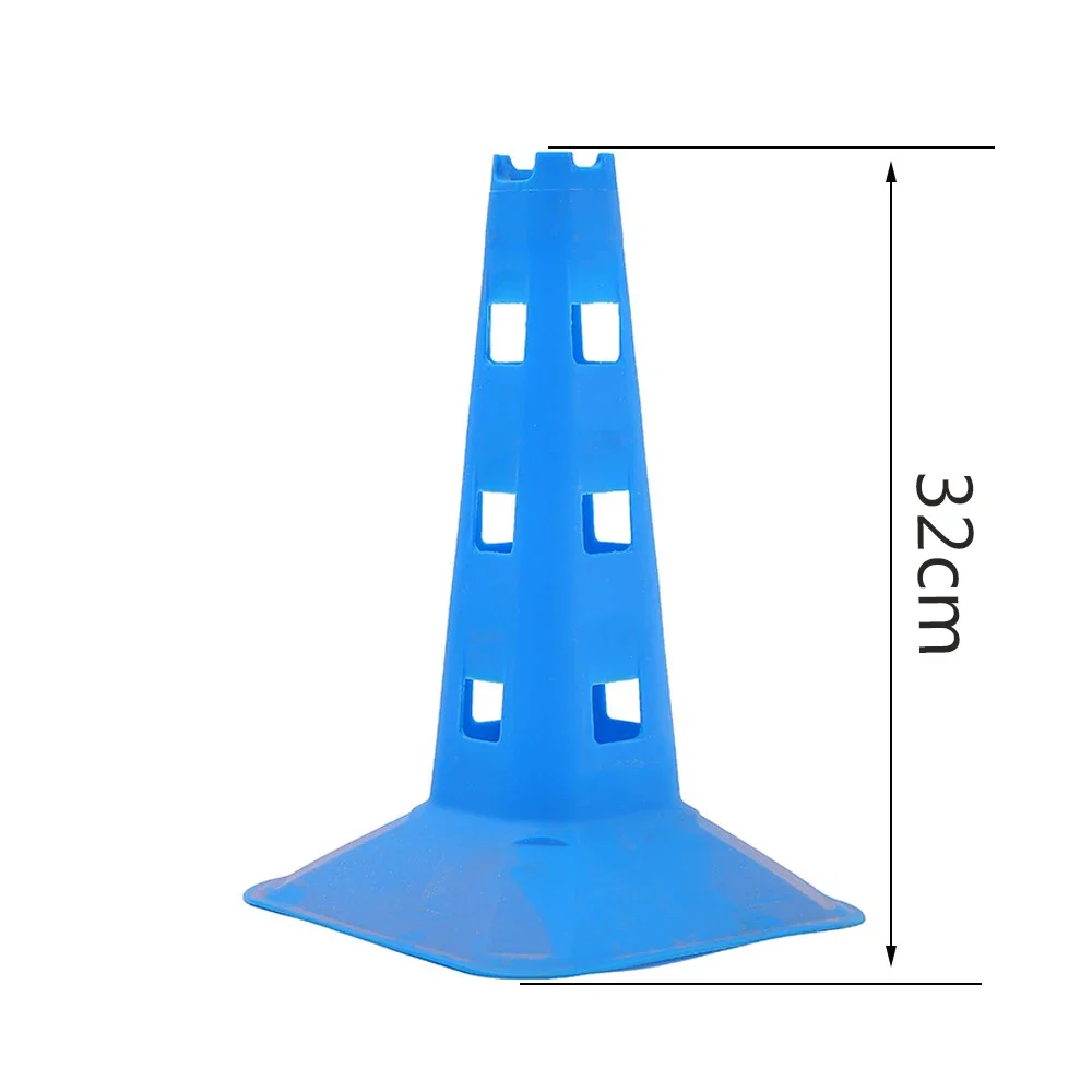 Durable Cones 32cm Sports Skating Football Training Workout Marker Disc Mark Barrier Skating for Kids Field Activity smile