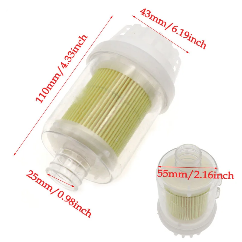 25mm Air Diesel Parking Heater Filter Silencer Intake Pipe 4 Type Fit For Webasto Eberspacher Black