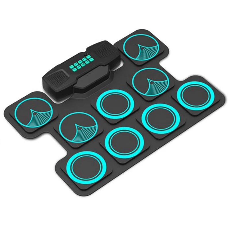 MIDI Sets Electronic Drum Drum Pad ddmysmile Parts 9 Drum Pads Beginner Practice For Playing Games Smile