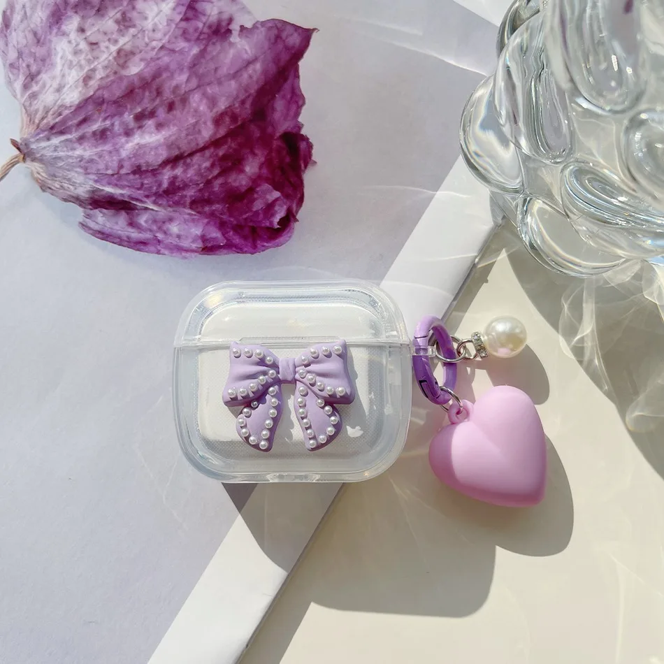 Love Chain Case Cute For Sony Wf-C500 / Wf-1000Xm3 / Xm4 Case Colorful Butterfly Silicone Earphone Cover ddmysmile For Sony Wf-1000Xm4 Smile / /