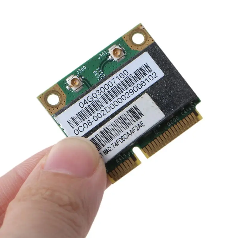 Wifi Card Adapter for Broadcom BCM94313HMGB AW-NB047H BCM4313 Half Mini Pci-e Wi-fi Net-work Card with BT4.0 Wireless