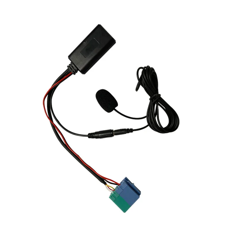 Car Bluetooth 5.0 Aux Cable Microphone Handsfree Mobile Phone Free Calling Adapter For Renault 2005-2011 Updatelist Radio