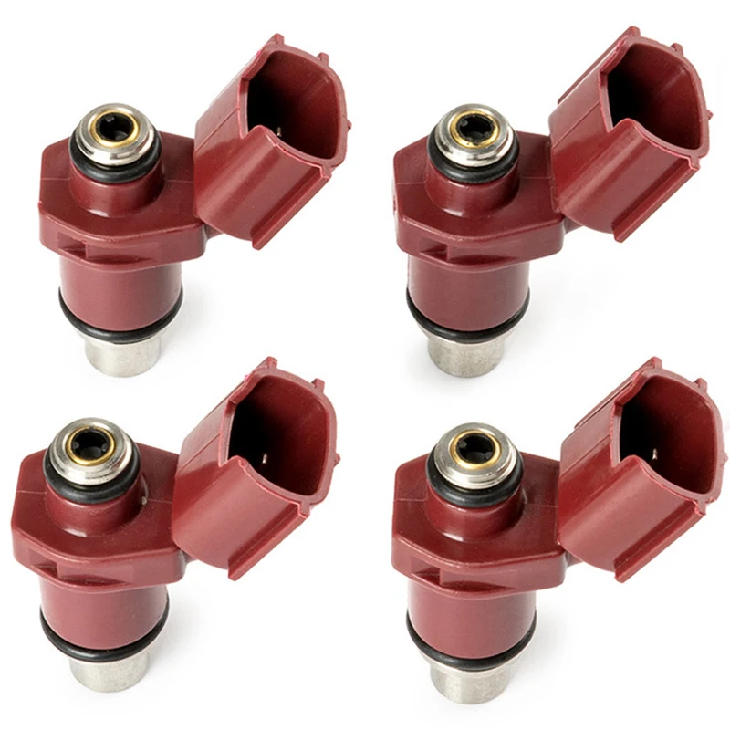 4PCS Original Fuel Injector 6D8-13761-00-00 For Yamaha OutBoard 80 BEL 75-90HP 4-Stroke Replacement 6D8-13761-00 6D8137610000
