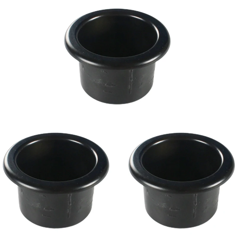 Black Car Cup Water Drink Holder Recessed For RV Car Marine Boat Trailer Plastic Cup Holder Interior Accessories Dropshipping