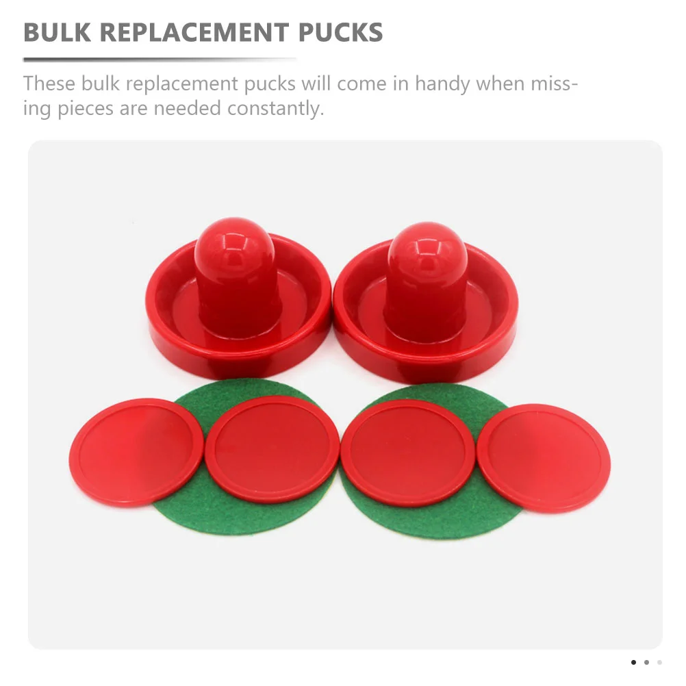 Hockey Air Table Pushers Pucks Paddles Paddle Game Puck Accessories Replacement Parts Pusher Handles Goal Mini Tables Discs