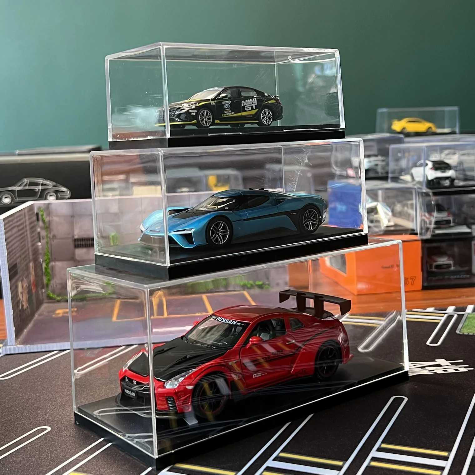 Cars Diecast Model Cars 1/64 1/32 1/43 Die cast model automotive acrylic display box d240527