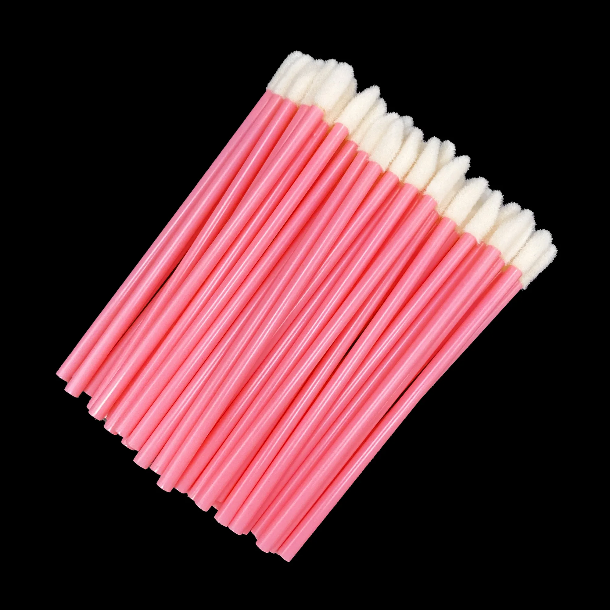 Makeup 50pcs Lip Disposable Brush Lipstick Lipgloss Wands Eyeshadow Applicator Make Up Accessories Maquiagem Makeup Brushes smile