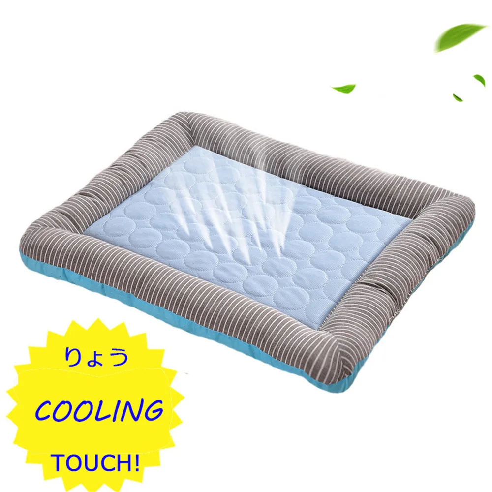 Cooling Pet Bed For Dogs house dog beds for large dogs Pets Products For Puppies new dog bed mat Cool Breathable Cat 2025 sofa supplies