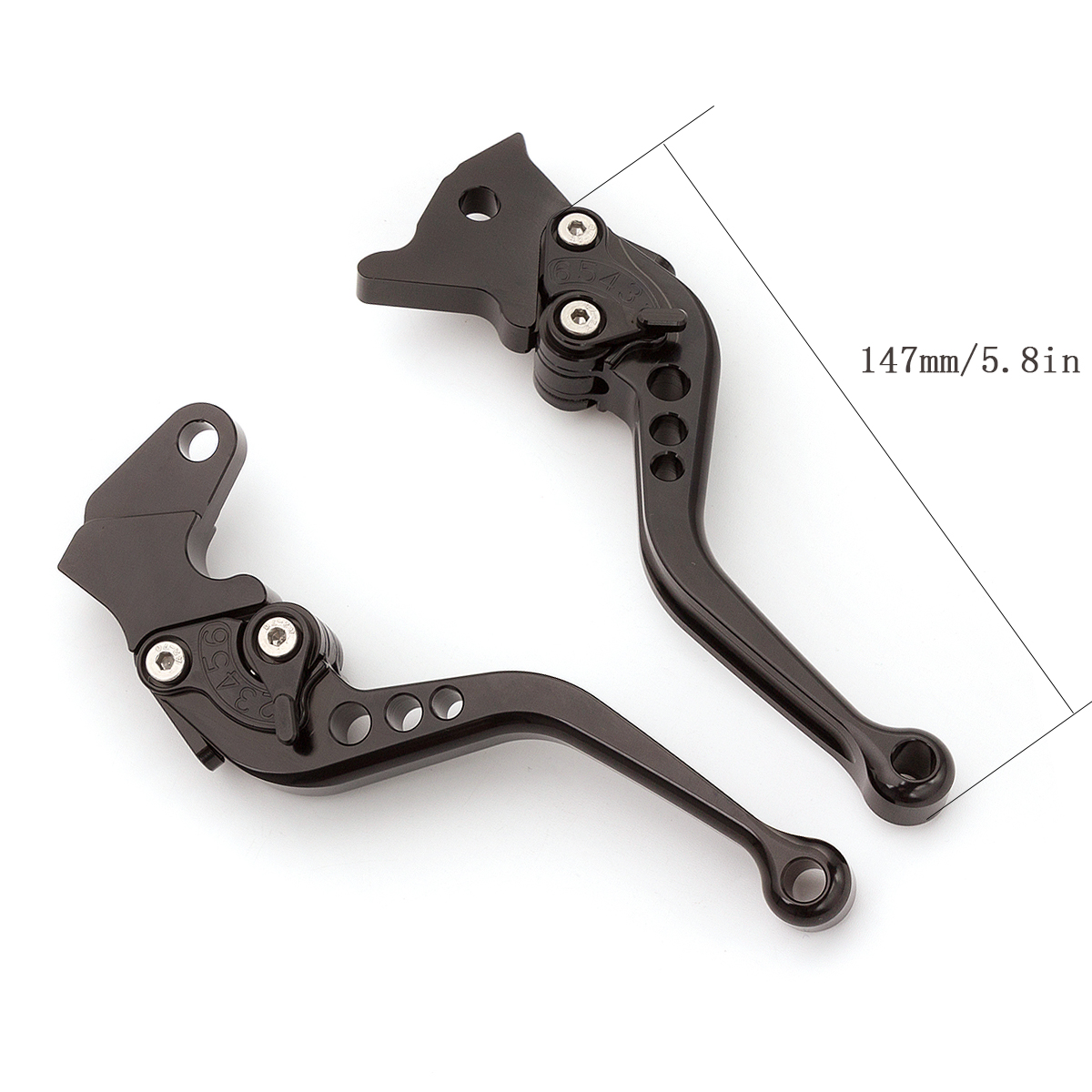 Aluminum Motorcycle Short Brake Clutch Lever Handle For Kawasaki Z900 Z650 Z650RS NINJA 650R/ER-6F VERSYS 1000/650 cc