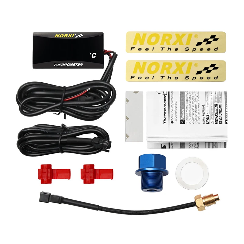 Temperature Sensor Oil Koso ddmysmile Motorcycle Norxi Mini Square Digital Instrument Humidity For Nmax125 Motorcycle Temperature Infiers Smile