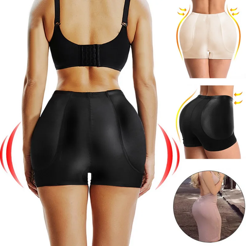 Panties Padded Women Sexy Butt Lifter Shaper Panties 3d Stereo Hip Enhancer Shapewear With Pads Female Lingerie Fake Ass Brief smile