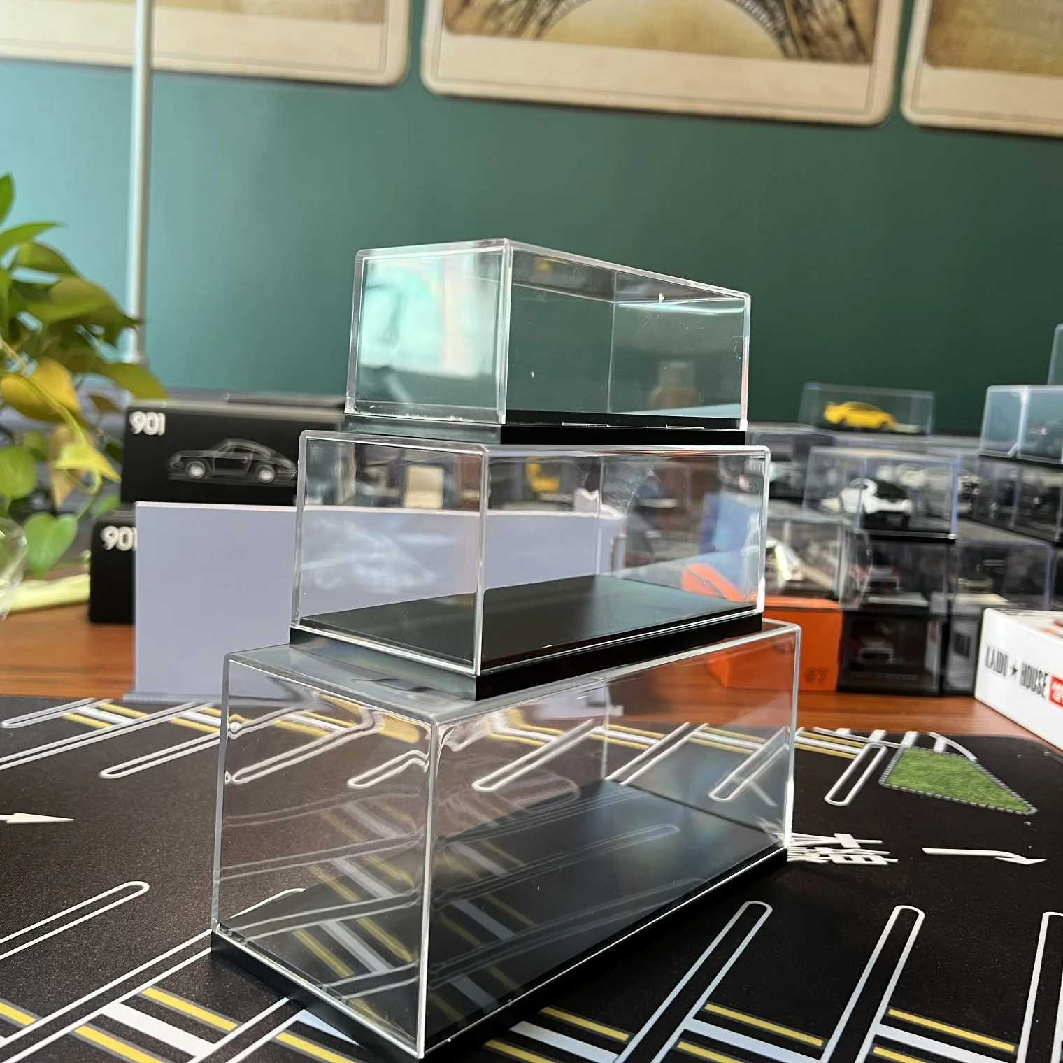 Cars Diecast Model Cars 1/64 1/32 1/43 Die cast model automotive acrylic display box d240527