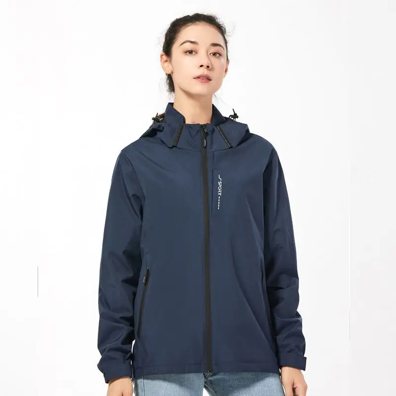 Hiking Sports Jacket Outdoor Waterproof Jackets Men Women Single-layer Windbreaker Travel Mountaineering Clothes