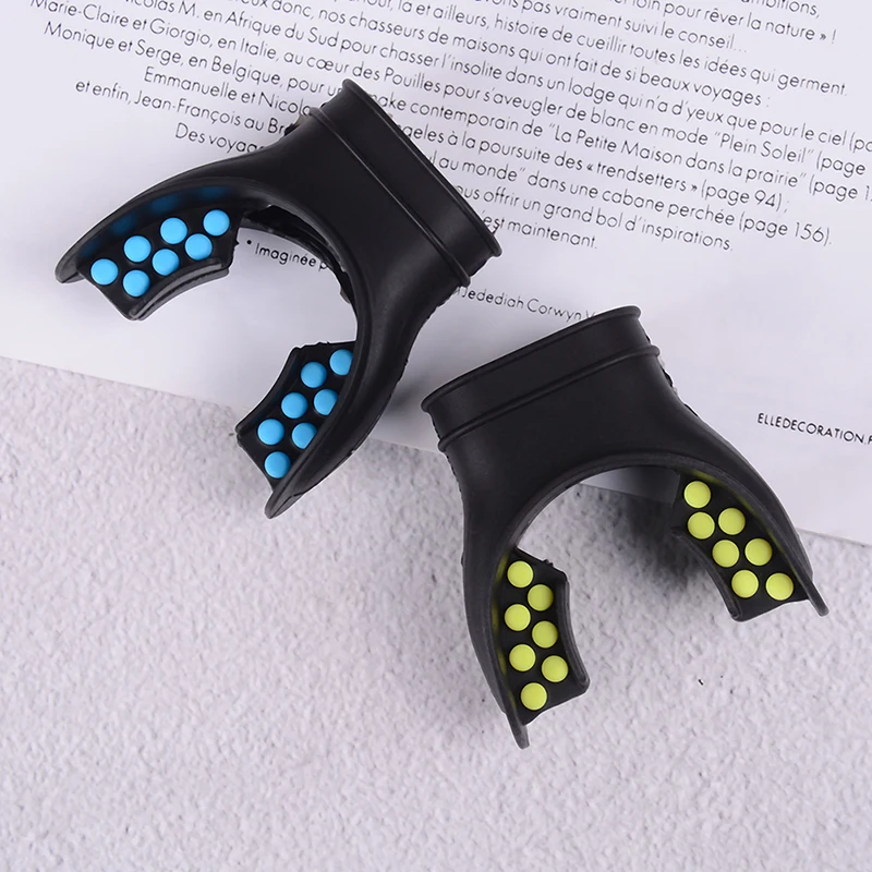 New Practical Diving Silicone 2 Colors Tab Replacement Regulator Snorkel Fit Mouth Piece