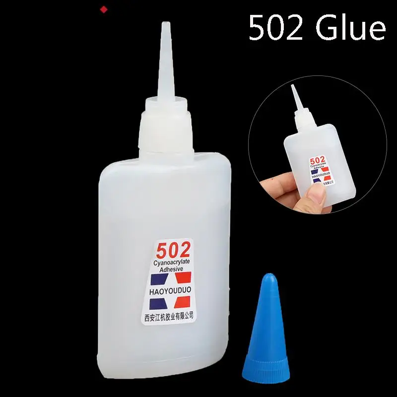 502 Super Glue Instant Quick Dry Cyanoacrylate Strong Adhesive Quick Bond new Leather Rubber Metal 2025 Office Supplies Fast Glue 1/3Pcs