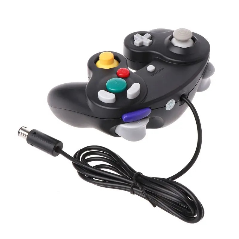NGC Wired Game Controller GameCube Gamepad for WII Video Game Console Control with GC Port Comfortable Feel and Precise Control 240521