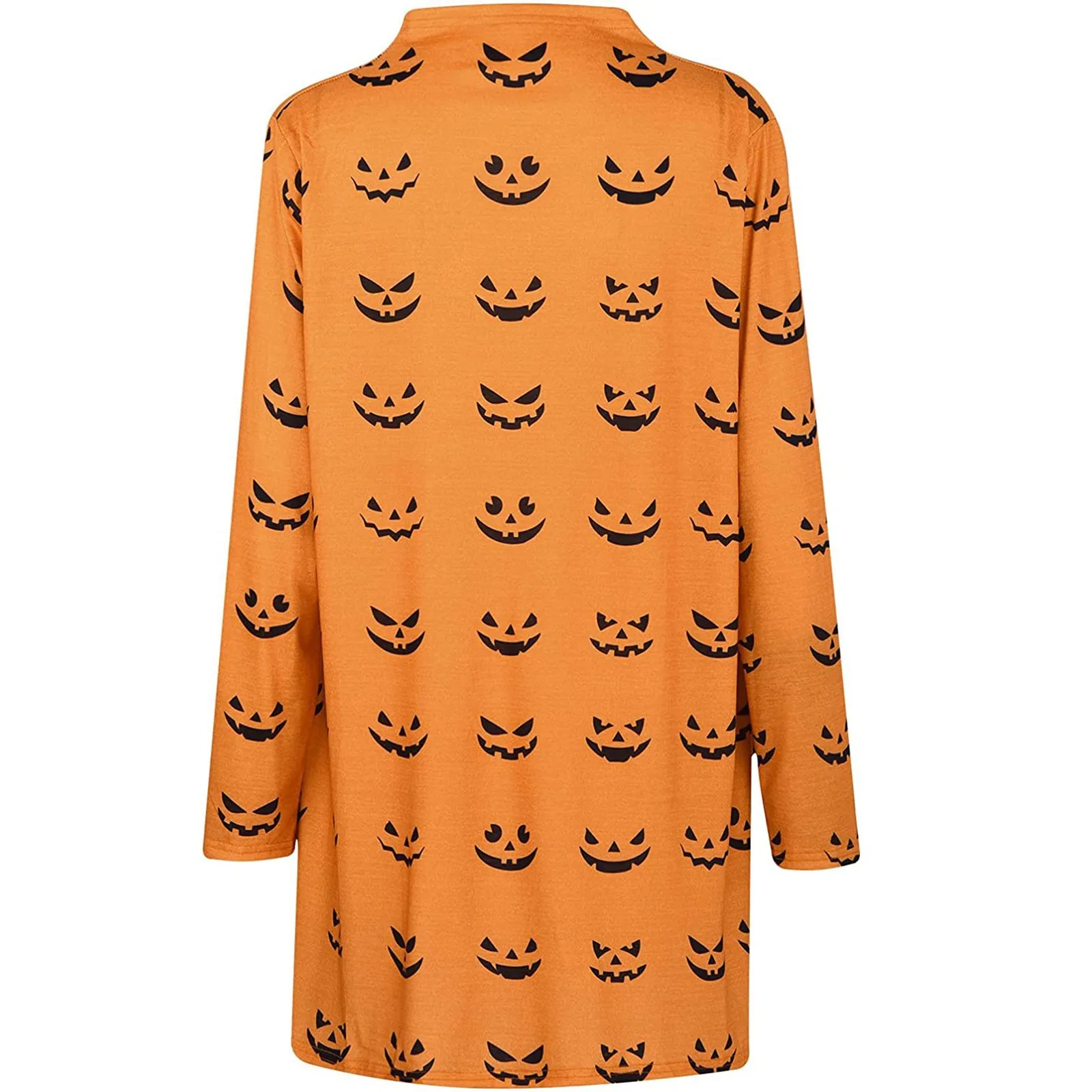 Ladies 2022 Cardigan Hot Women High Quality Sweater Popular Halloween Cat Printed Casual Coat Plus Size Top Clothes Ropa Mujer smile