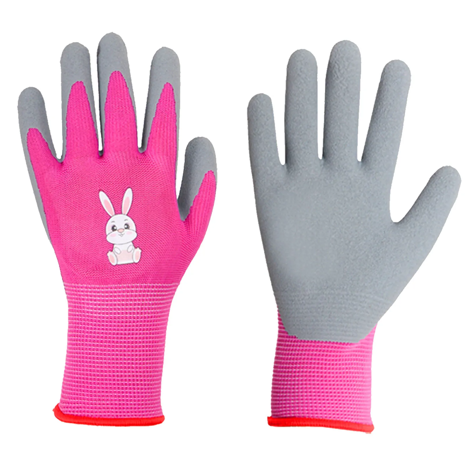 Work Gloves for Kids Kids Gardening Gloves for Children Aged 2-13 Years Foam Rubber Coating Work Gloves Gardening for Girls Boys