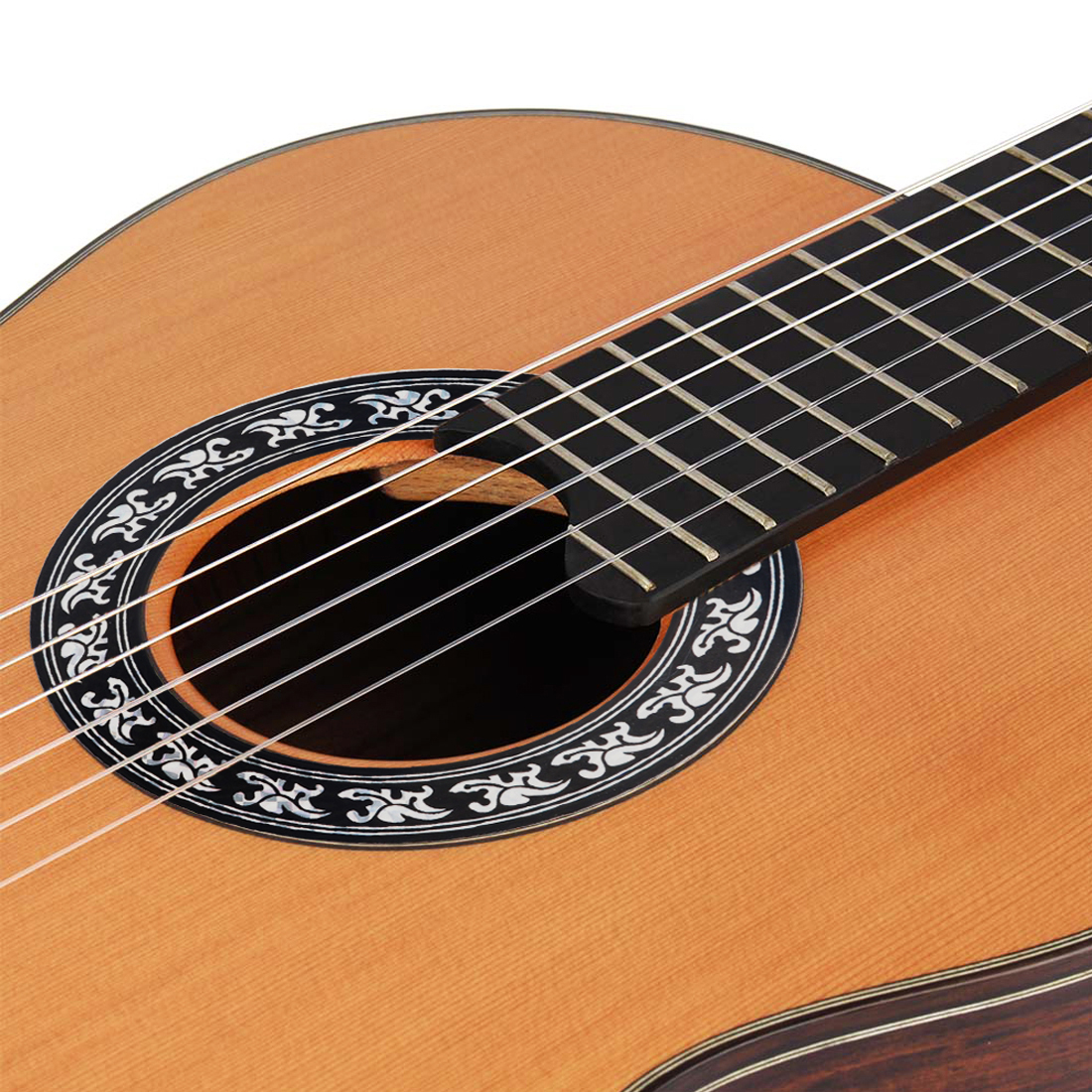 Guitar Sound Hole Decal Sticker Rose Maple Leaf For Acoustic Classical Ballad Guitar Parts Accessories Musical Instrument Decal