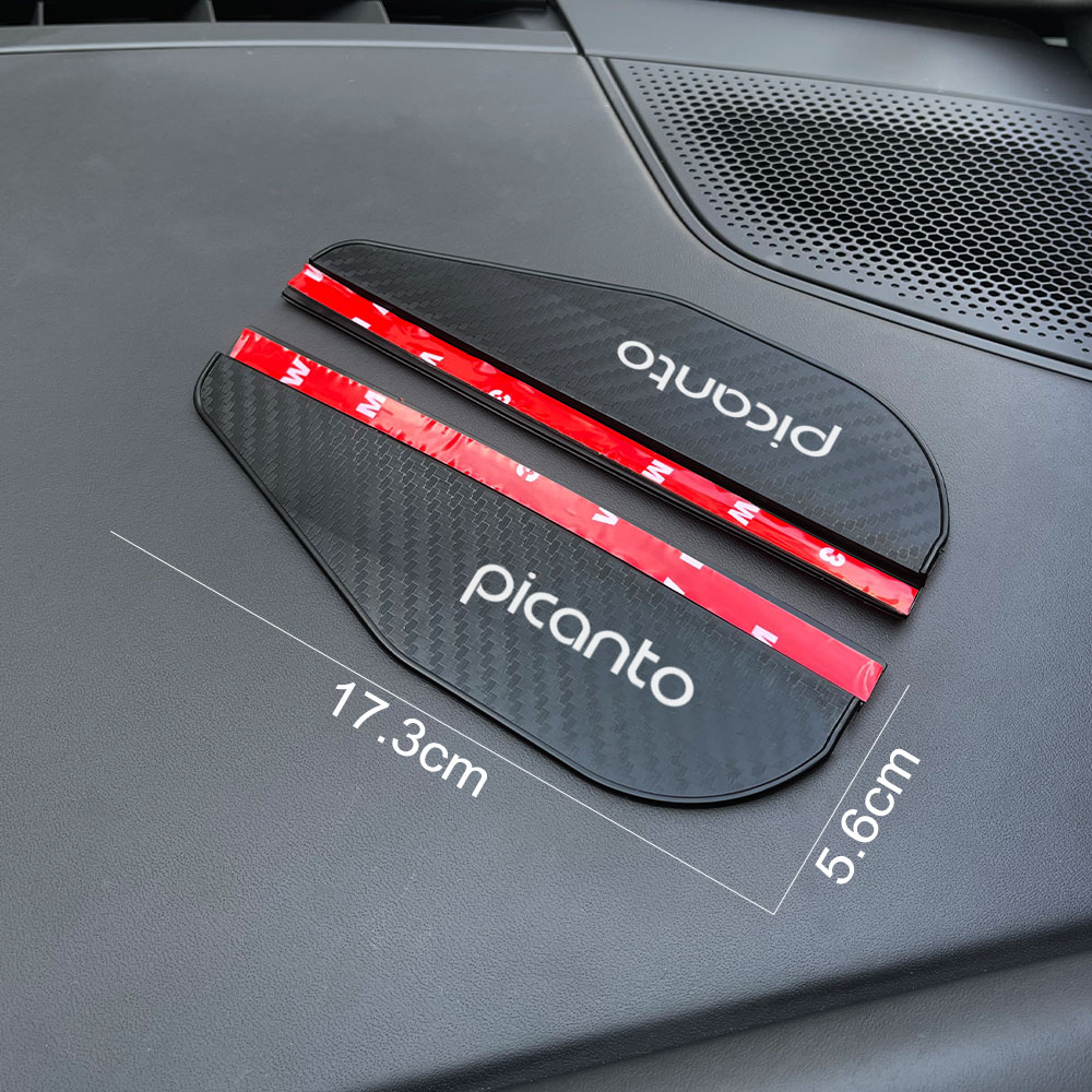 Car Rearview Mirror Rain Eyebrow Visor Sticker Accessories For Kia Rio Picanto Ceed Forte Optima Sedona Cadenza K9 Telluride