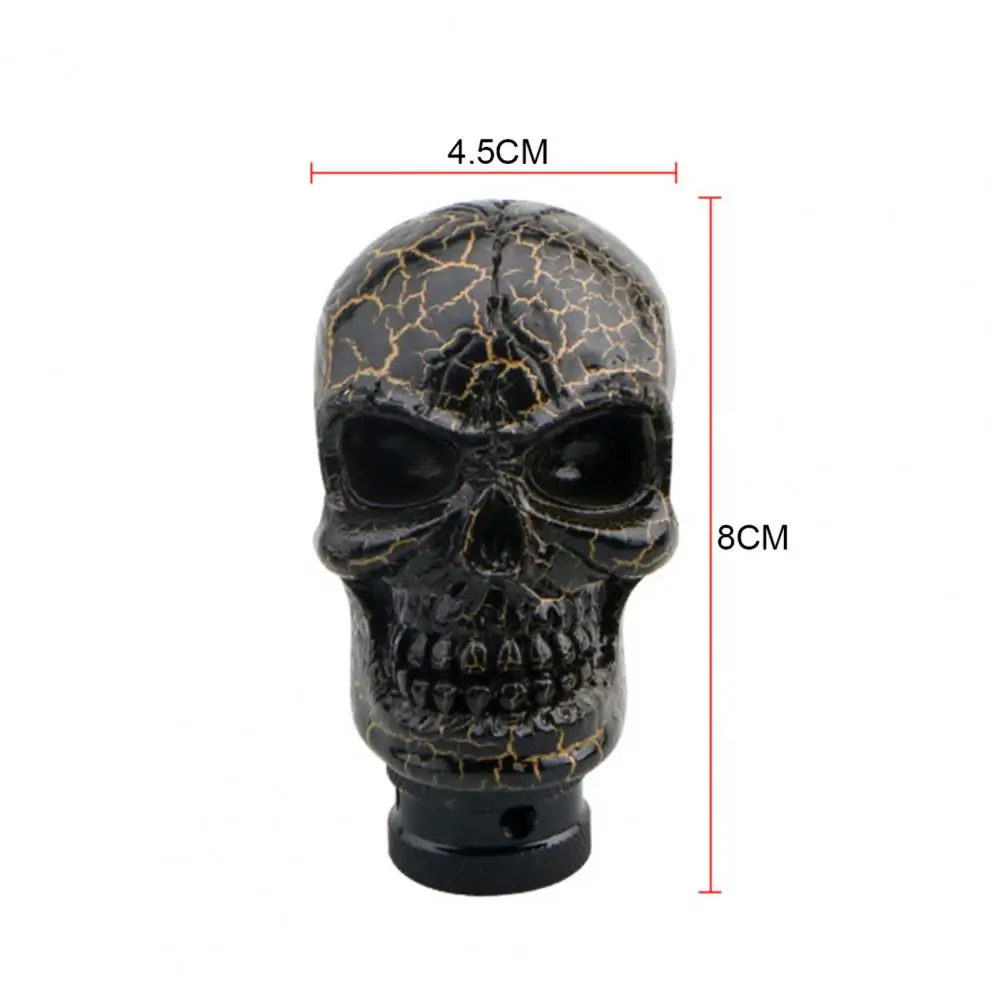 Knob Shift Skull Gear Universal Manual Shifter Lever Handle Skull Head Buck Teeth Pomo Marchas Car Gear Stick Car ddmysmile Accessories Smile