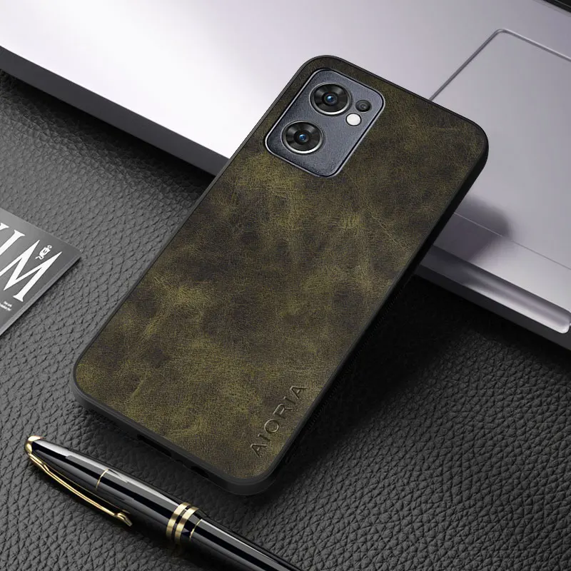 Reno ddmysmile Oppo Case For 7 Pro PU Leather Skin Cover For Reno 6 Pro Plus Case Smile